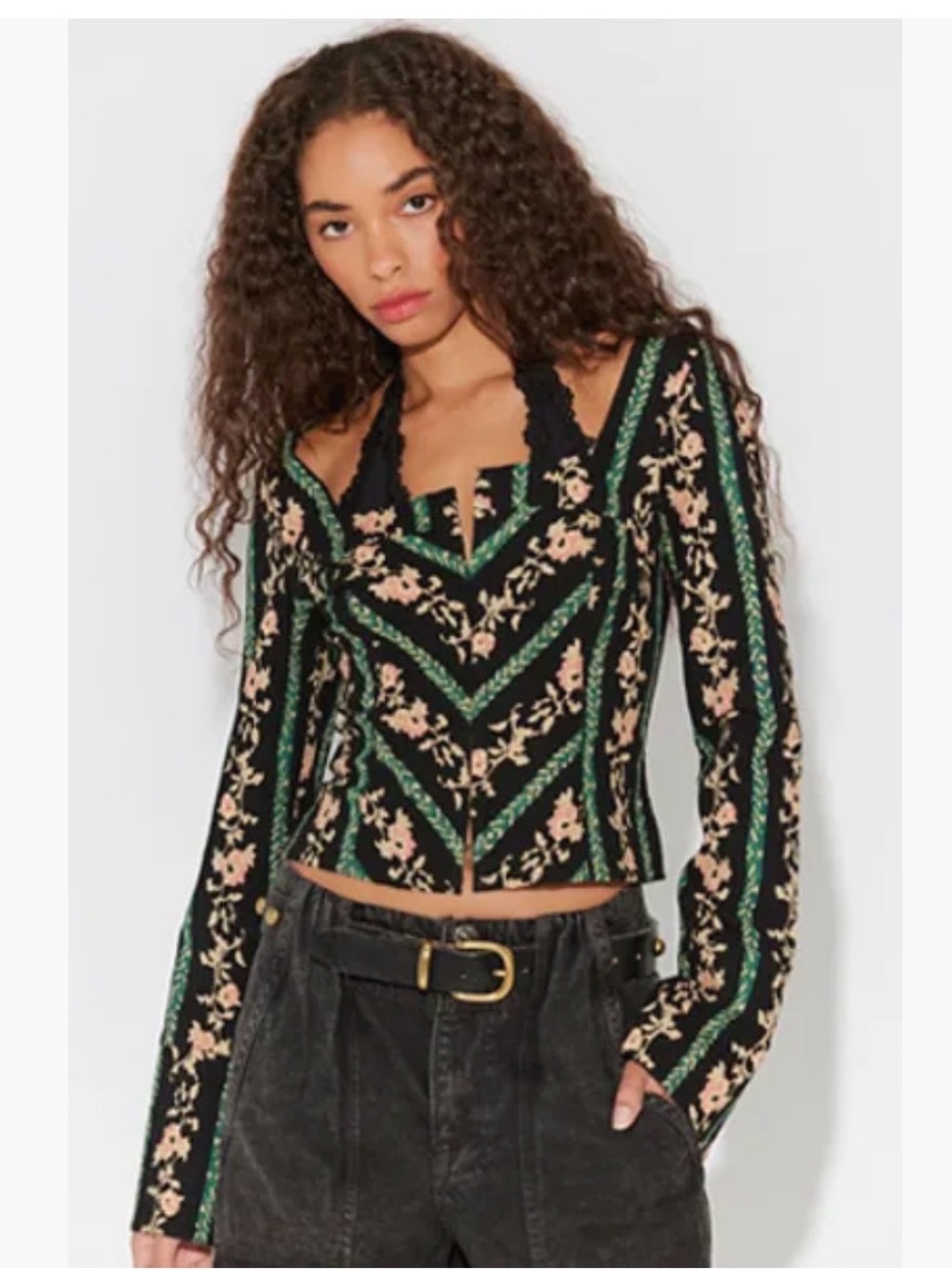 Free people Asher Printed Top